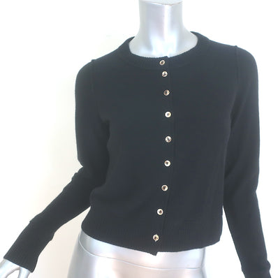 Free People Nocturnal Solid Cardigan Black Wool-Cashmere Size Extra Small NEW