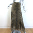 Fuzzi Leopard Print Mesh Maxi Skirt Brown/Black Size Medium