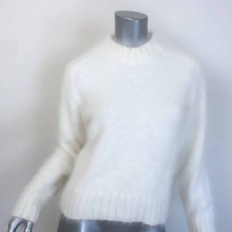 G. Label by goop Angora Crewneck Sweater 