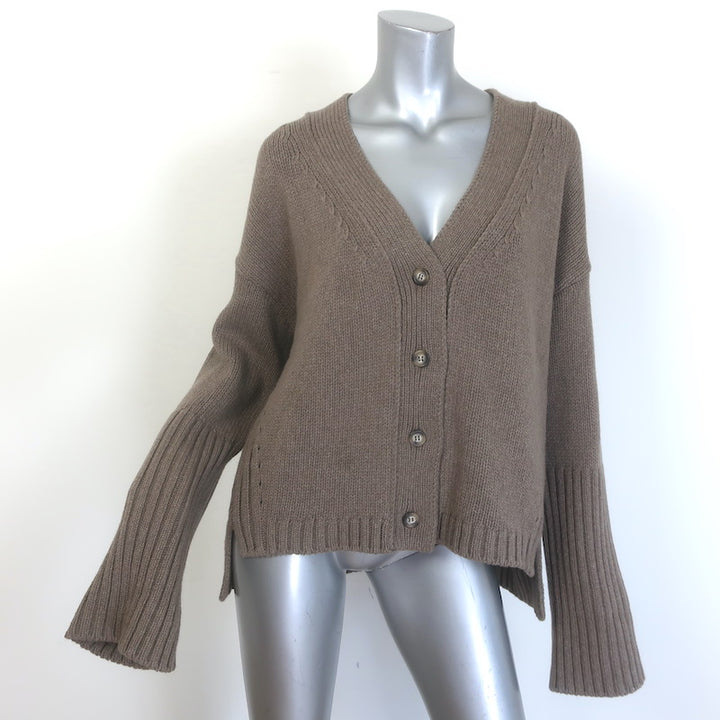 G. Label by goop Schnell High-Cuff Cardigan Mocha