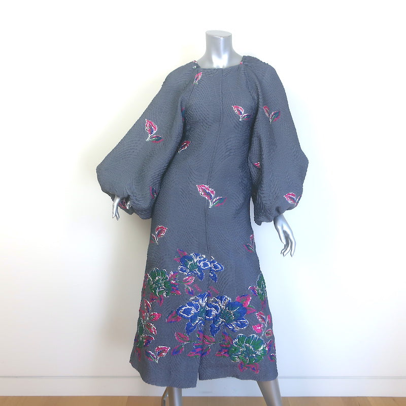 GANNI Balloon Sleeve Open-Back