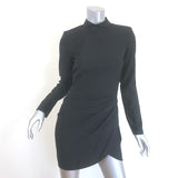 GAUGE81 Osaka Turtleneck Mini Dress Black Silk Size Extra Small