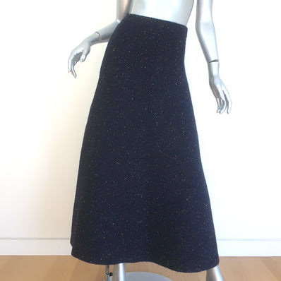 Gabriela Hearst Eden Speckled Cashmere Knit Midi Skirt