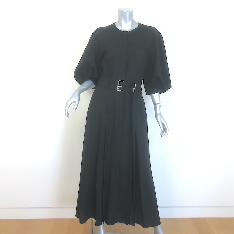 Gabriela Hearst Elea pleated linen midi dress - Women - Black Dresses - IT 42 Gabriela Hearst Elea pleated linen midi dress - Women - Black Dresses - IT 42