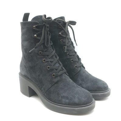 Gianvito Rossi Foster Lace-Up Combat Boots