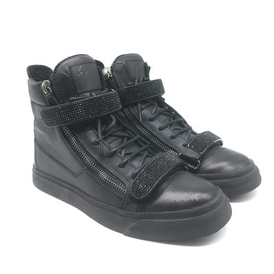 Giuseppe Zanotti Coby Crystal-Strap High Top Sneakers 
