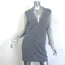 Givenchy Colorblock Cashmere Zip-Up Cardigan Gray Size Extra Small