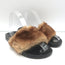 Givenchy Mink Pool Slides Brown Size 39.5 Slip-On Flat Sandals