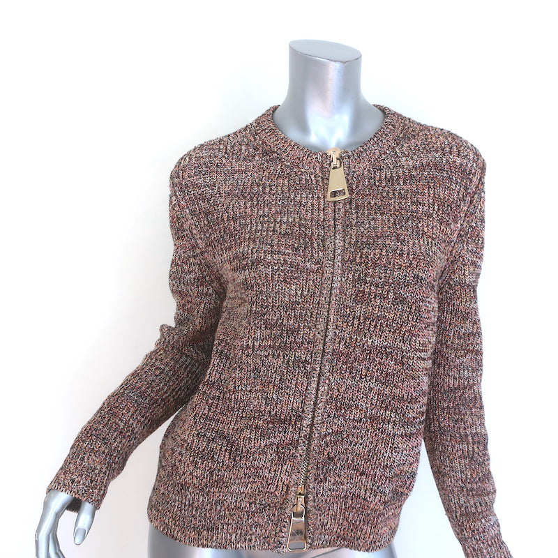 Givenchy Zip-Up Chunky Knit Cardigan
