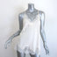 Gold Hawk Lace-Trim Razorback Cami Cream Silk Size Medium V-Neck Tank Top NEW
