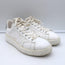 Golden Goose Purestar Sneakers White Leather with Silver Glitter Size 39