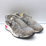 Golden Goose Running Sole sneakers in zebra and leopard calf hair, multi-color — pre-owned, authentic luxury.
