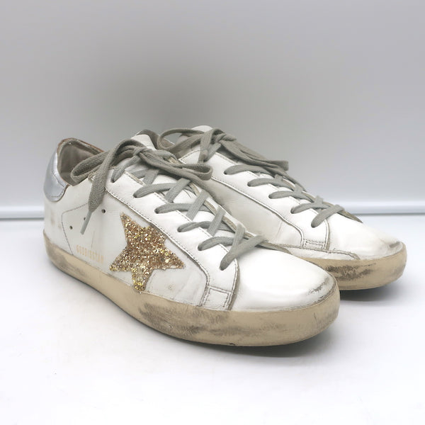 美品✨GOLDEN  スーパースター　白×シルバー 38 Pre-Owned Golden Goose Superstar Sneakers Sz 38 - $175 – Celebrity