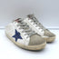 Golden Goose Superstar Sabot Glitter Star Mule Sneakers White Leather Size 37