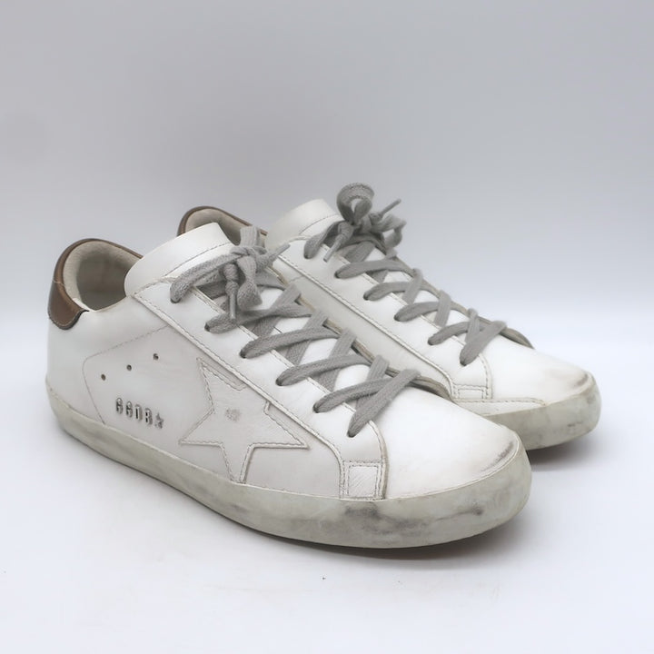 Golden Goose Superstar Sneakers White &amp; Copper 