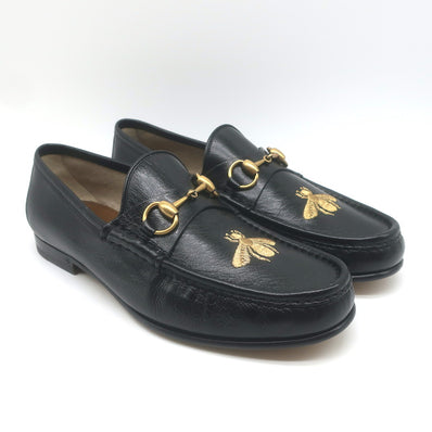 Gucci 1953 Roos Bee-Embroidered Horsebit Loafers 