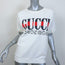 Gucci Cities Short Sleeve Sweatshirt Top White Cotton Size Extra Small