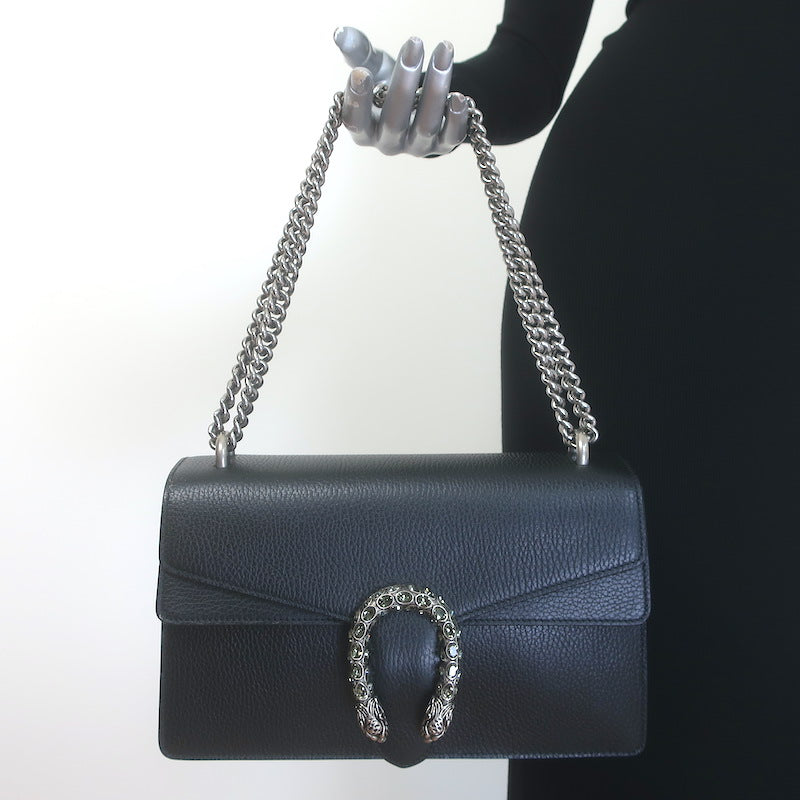 Gucci Dionysus Crystal-Embellished Small Shoulder Bag 