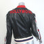 Gucci Hollywood Embroidered Leather Bomber Jacket Black Size 42