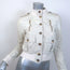 Gucci Leather Bomber Jacket Cream Size 40