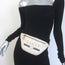 Gucci Logo Belt Bag Ivory Grained Leather Small Crossbody