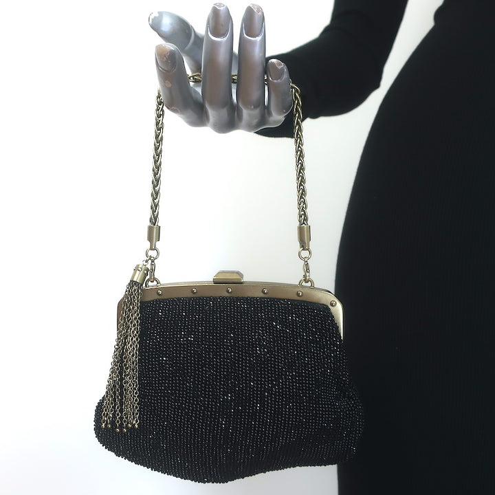 Gucci Tom Ford Tassel Chain Strap Beaded Mini Evening Bag 