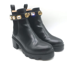Gucci Trip Jewel-Strap Chelsea Boots 
