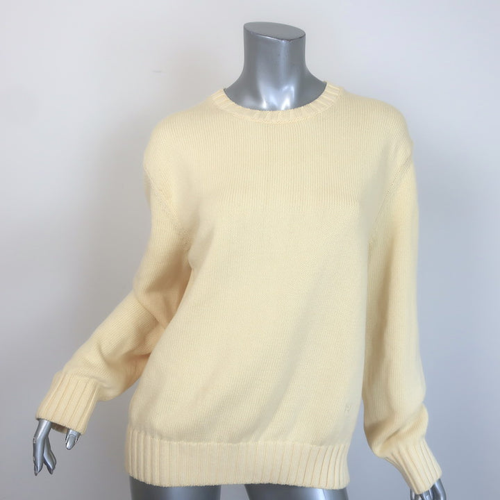 HIGH SPORT Jordan Crewneck Sweater Pastel Yellow 