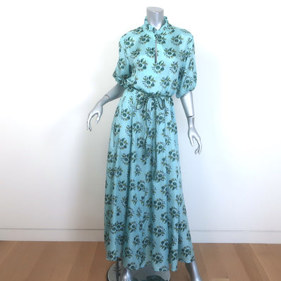 Hannah Artwear Oceanus Braided Belt Maxi Dress Blue