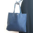 Hermes Double Sens 45 Reversible Tote Bleu Electrique Graphite Clemence Leather