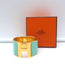 Hermes Extra Wide Clic Clac H Cuff Bracelet Vert Aqua Enamel Gold Hardware