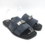 Hermes Gabriel Slide Sandals Charcoal Suede Size 43 NEW