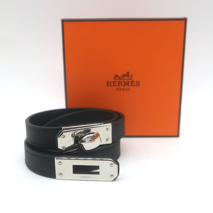 Hermes Kelly Triple Tour Wrap Bracelet/Choker Necklace