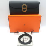 Hermes Maillon Chaine d'Ancre Wallet to Go Black