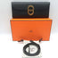 Hermes Maillon Chaine d'Ancre Wallet to Go Black Epsom Leather Gold Hardware NEW