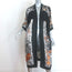 Hermes Twillaine Long Cardigan Black Jungle Print Silk & Cashmere Size 38