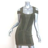 Herve Leger Evanne Cold Shoulder Mesh Bandage Dress 