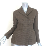 Christian Dior Houndstooth Double Breasted Bar Jacket 