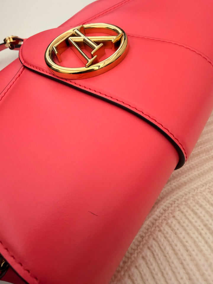 Louis Vuitton LV Pont 9 Shoulder Bag Dahlia Pink Leather NEW