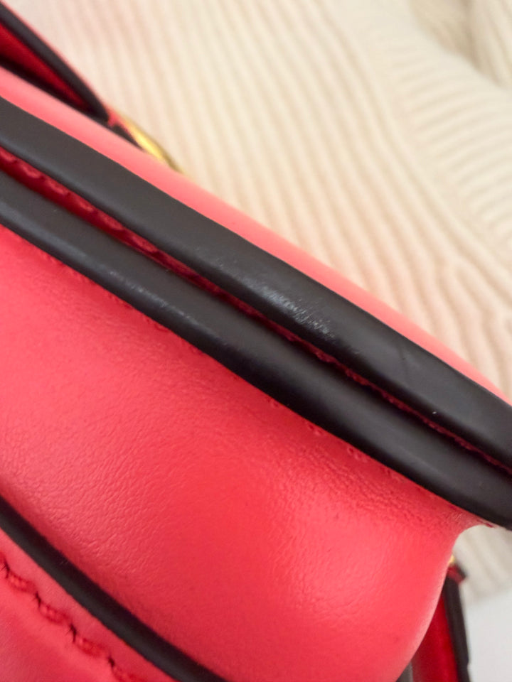Louis Vuitton LV Pont 9 Shoulder Bag Dahlia Pink Leather NEW