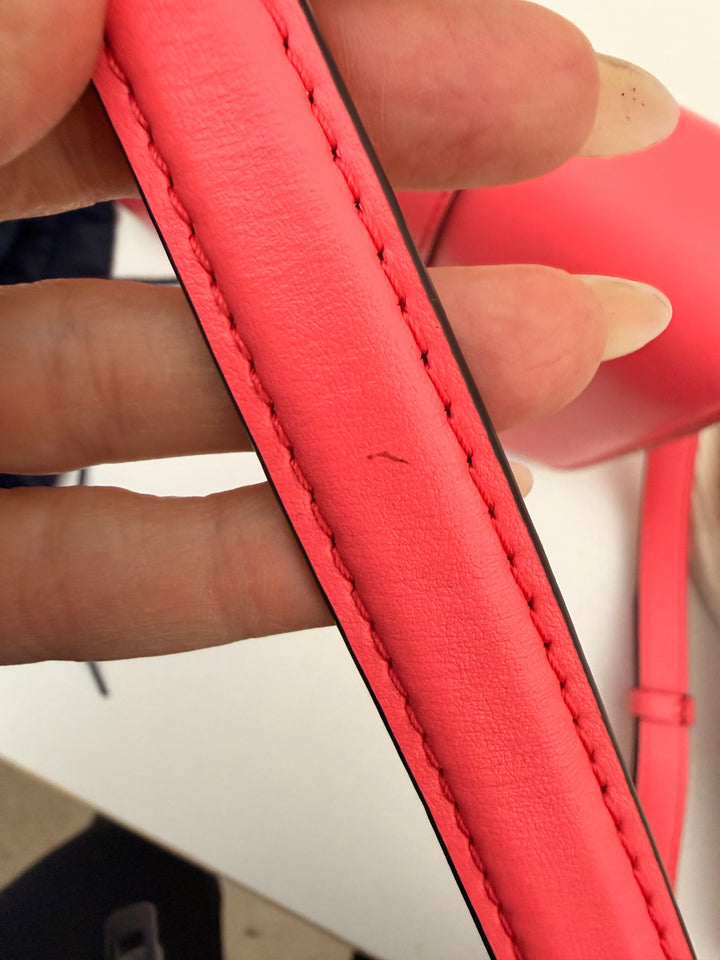 Louis Vuitton LV Pont 9 Shoulder Bag Dahlia Pink Leather NEW