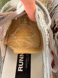 Golden Goose Running Sole Sneakers Zebra & Leopard Print Calf Hair Size 38