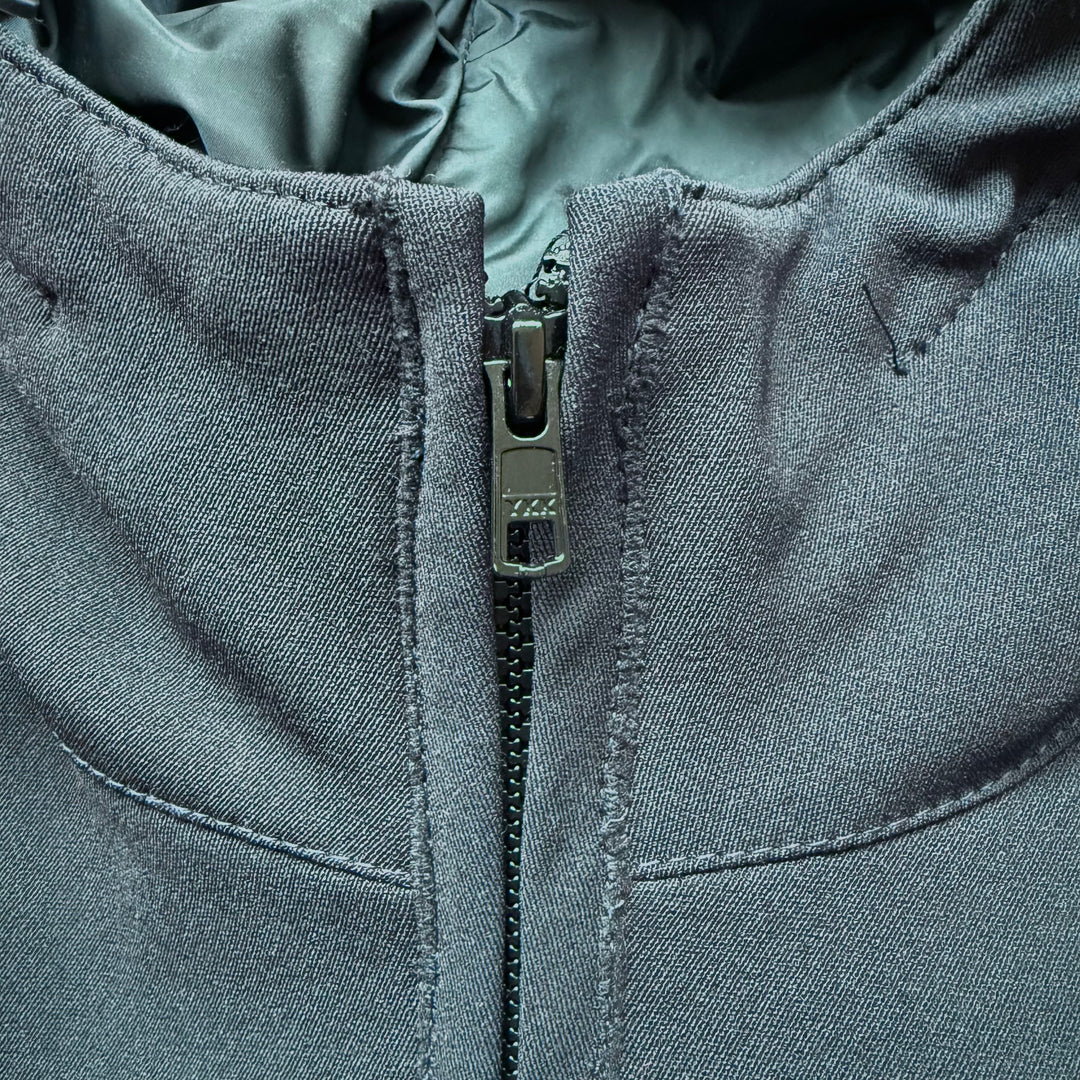 Prada Linea Rossa Hooded Padded Coat Dark Navy Size 40 Zip-Up Jacket