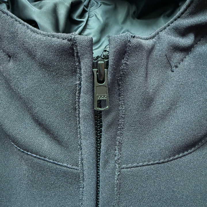 Prada Linea Rossa Hooded Padded Coat Dark Navy Size 40 Zip-Up Jacket