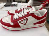 Prada Downtown Sneakers Red/White SZ 38.5