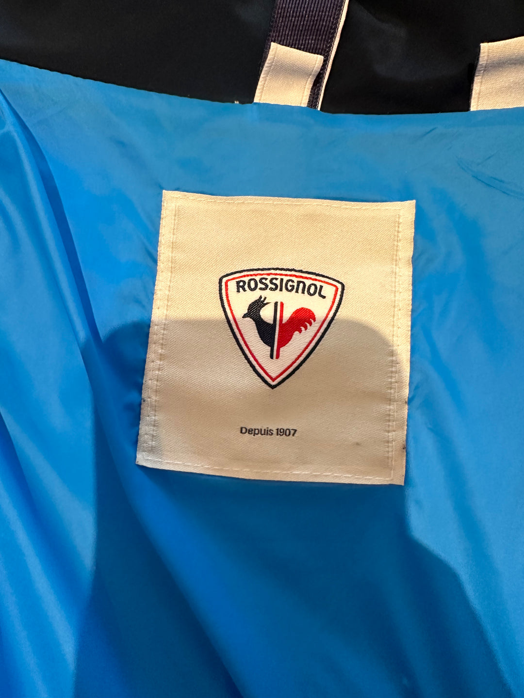 Rossignol Signature Down Ski Jacket Navy Sz Small