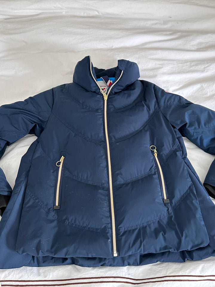 Rossignol Signature Down Ski Jacket Navy Sz Small