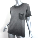 Saint Laurent Pocket T-Shirt Gray Faded Jersey Size Medium Short Sleeve Top
