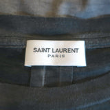 Saint Laurent Pocket T-Shirt Gray Faded Jersey Size Medium Short Sleeve Top