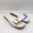 Jacquemus Les Sandales Tatanes Buckle Slide Sandals White Leather Size 37